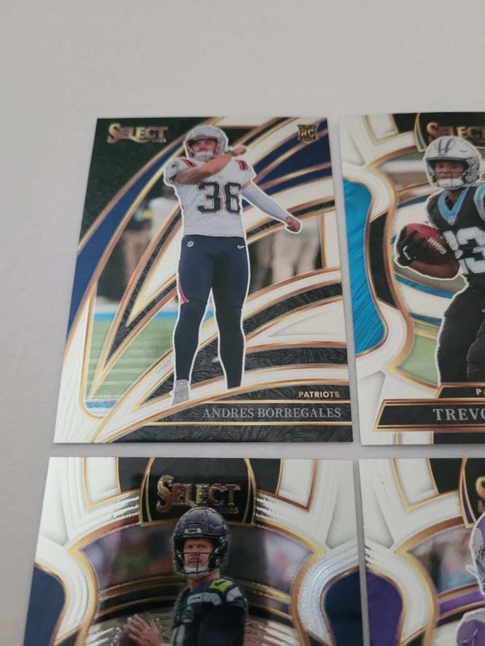 2025 Panini Select NFL Trading Card Lot Football 16 Cards